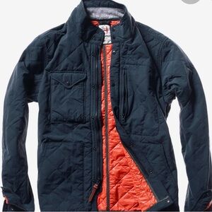 Relwen Quilted Tanker Navy Jacket